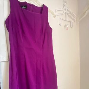 Beautiful purple dress.